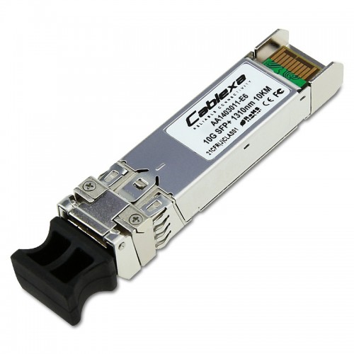 Avaya Compatible AA1403011-E6, 1-port 10GBASE-LR Small Form Factor Pluggable Plus (SFP+) 10 Gigabit Ethernet Transceiver, connector type: LC. Supports single-mode fiber for interconnects up to 10km.