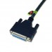 Cisco Compatible CAB-232FC, LFH60 Male to DB25 RS232 DCE Female 10ft Cable 72-0794-01