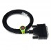 Cisco Compatible CAB-AUX-RJ45, Auxiliary Cable 8ft with RJ45 and DB25M, 72-3663-01