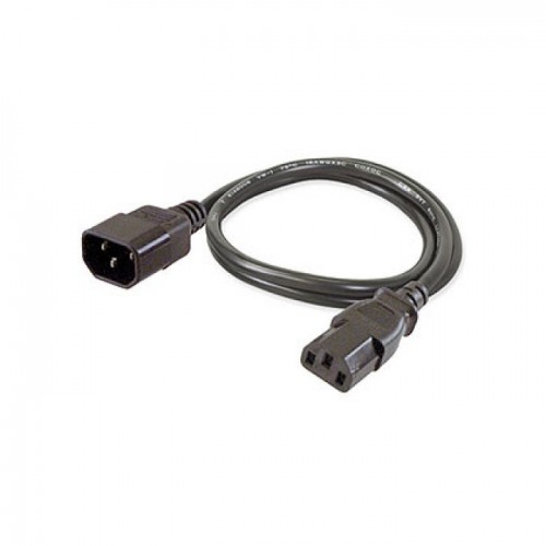 Cisco Compatible CAB-C13-C14-2M, Cabinet Jumper Power Cord, 250 VAC 10A, C14-C13 Connectors