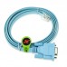 Cisco Compatible CAB-CONSOLE-RJ45, RJ45 Male to DB9 Female 6ft Console Cable 72-3383-01