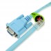 Cisco Compatible CAB-CONSOLE-RJ45, RJ45 Male to DB9 Female 6ft Console Cable 72-3383-01