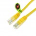 Cisco Compatible CAB-ETH-S-RJ45, Ethernet Straight-Through RJ-45 Yellow Cable, 2M