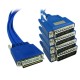Cisco Compatible CAB-HD4-232-MT, High Density EIA-232 DCE 4 port Cable. VHDCI 68 Pin to 4x D25 Male RS-232 