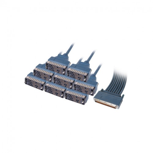 Cisco Compatible CAB-OCT-V35-FC, 8 Lead Octal Cable and 8 Female V.35 DCE Connectors