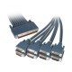 Cisco Compatible CAB-OCT-X21-MT, 8 Lead Octal Cable and 8 Male X21 DTE Connectors