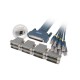 Cisco Compatible CAB-OCTAL-9DTE, CAB-OCTAL-ASYNC Cable and 8 RJ45 to DB9 Female Adapters