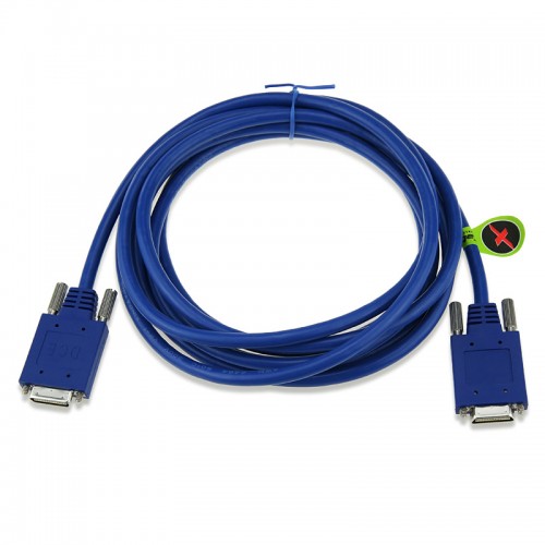 Cisco Compatible CAB-SS-2626X-10, Smart Serial Male DTE to Male DCE 10ft Crossover Cable