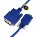 Cisco Compatible CAB-SS-2660X-6, Smart Serial Male DTE to LFH60 Male DCE 6ft Crossover Cable