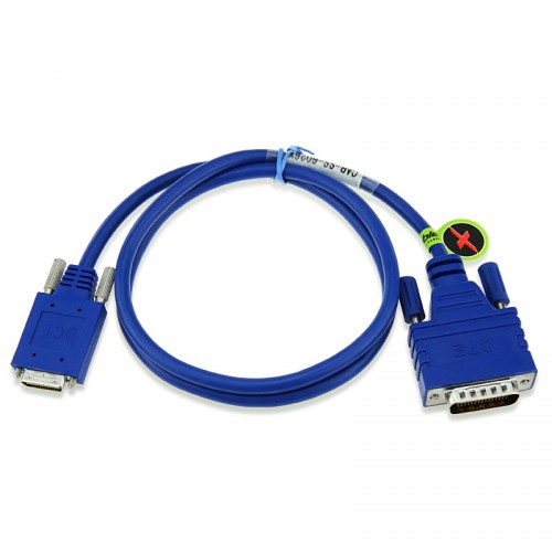 Cisco Compatible CAB-SS-6026X-1, Smart Serial Male DCE to LFH60 Male DTE 1ft Crossover Cable