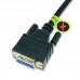 Cisco Compatible CAB-X21FC, LFH60 Male to X.21 DB15 DCE Female 10ft Cable 72-0790-01