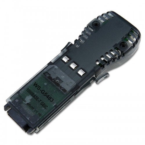 Cisco Compatible WS-G5483 1000BASE-T GBIC transceiver module for Category 5 copper wire, 100m, RJ-45 connector 