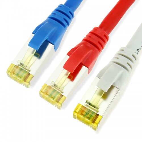 Cablexa Cat6A Snagless / Molded Boot SFTP Patch Cable with Gold Plated Connector