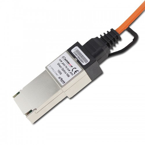 120GB CXP Active Optical Cable, CXP AOC, 15 Meter