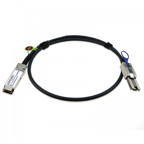 QSFP+ to Mini-SAS (SFF-8088)  Cable, 0.5 Meter