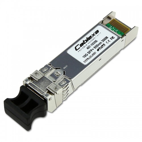 Dell Compatible 10GBASE-SR SFP+, LC Connector, 850nm Wavelength, Multi-mode Fiber (MMF), Up to 300 meter Distance