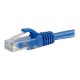 Dell Compatible 30ft Cat6 Snagless Unshielded (UTP) Ethernet Network Patch Cable 03980 - Blue - patch cable - 30 ft - blue
