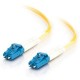 Dell Compatible 30m LC-LC 9/125 OS1 Duplex Single-Mode PVC Fiber Optic Cable 37466 - Yellow - patch cable - 98 ft - yellow