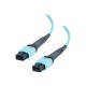 Dell Compatible 15m MTP 10Gb 50/125 OM3 Multimode PVC Fiber Optic Cable 31420 - Aqua - network cable - 49 ft - aqua