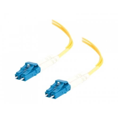 Dell Compatible 2m LC-LC 9/125 OS1 Duplex Single-Mode Fiber Optic Cable 11176 - Yellow - patch cable - 6.6 ft - yellow