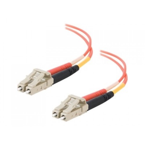 Dell Compatible LC-LC 62.5/125 OM1 Duplex Multimode PVC Fiber Optic Cable 33110 - patch cable - 13 ft - orange