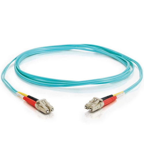 Dell Compatible 1m LC-LC 10 GB 50/125 OM3 Duplex Multimode Fiber Optic Cable 11000 – Aqua