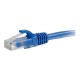 Dell Compatible Cat6a Snagless Unshielded (UTP) Network Patch Cable 00695 - patch cable - 7 ft - blue