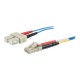 Dell Compatible LC-SC 62.5/125 OM1 Duplex Multimode PVC Fiber Optic Cable 37226 - patch cable - 3.3 ft - blue
