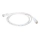 Dell Compatible Cat5e Snagless Unshielded (UTP) Network Patch Cable 21472 - patch cable - 100 ft - white