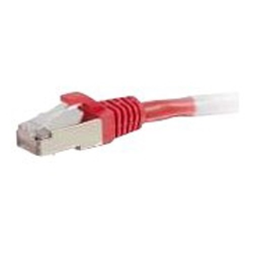 Dell Compatible 25ft Cat6 Snagless Shielded (STP) Ethernet Network Patch Cable 00856 - Red - patch cable - 25 ft - red