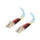 Dell Compatible 2m LC-LC 10Gb 50/125 OM3 Duplex Multimode Fiber Optic Cable 11001 - Aqua - patch cable - 6.6 ft - aqua