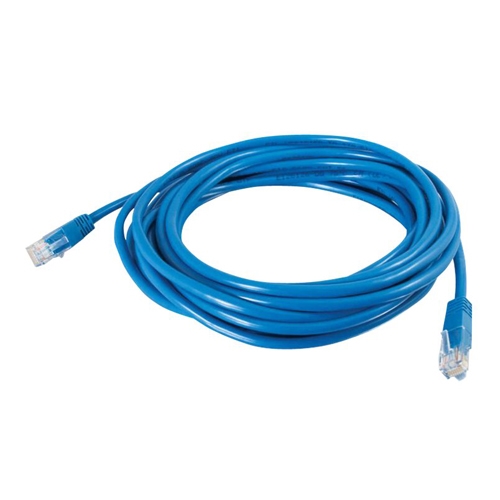Dell Compatible Cat5e Molded Solid Unshielded (UTP) Network Patch Cable 15161 - patch cable - 25 ft - blue