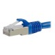 Dell Compatible 10ft Cat6 Snagless Shielded (STP) Ethernet Network Patch Cable 00800 - Blue - patch cable - 10 ft - blue