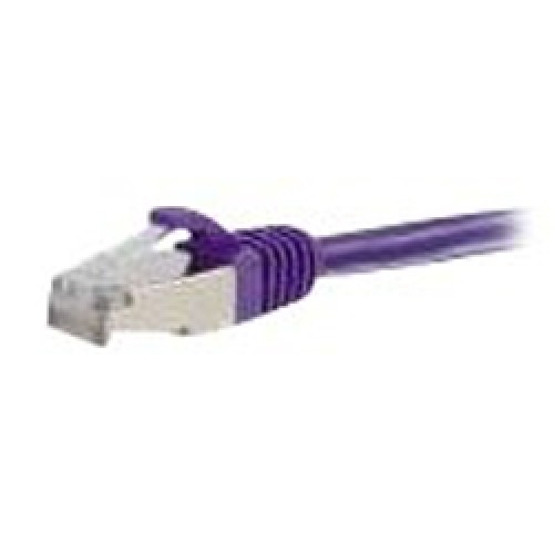 Dell Compatible 14ft Cat6 Snagless Shielded (STP)Ethernet Network Patch Cable 00908 - Purple - patch cable - 14 ft - purple