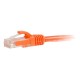 Dell Compatible 20ft Cat6 Snagless Unshielded (UTP) Ethernet Network Patch Cable 04023 - Orange - patch cable - 20 ft - orange