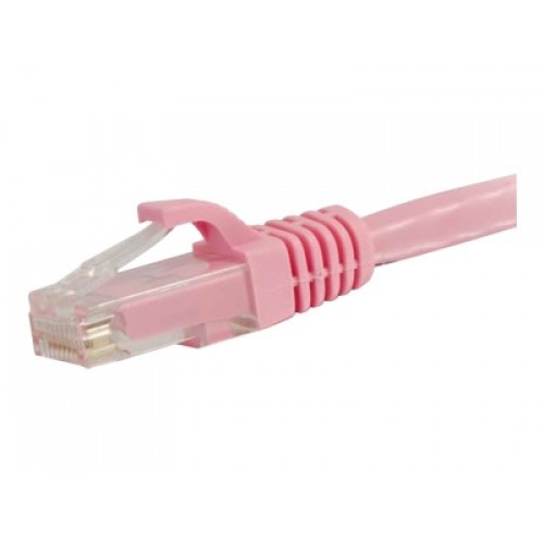Dell Compatible 50ft Cat6 Snagless Unshielded (UTP) Ethernet Network Patch Cable 04060 - Pink - patch cable - 50 ft - pink