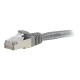 Dell Compatible Cat6a Snagless Shielded (STP) Network Patch Cable 00640 - patch cable - 3 ft - gray