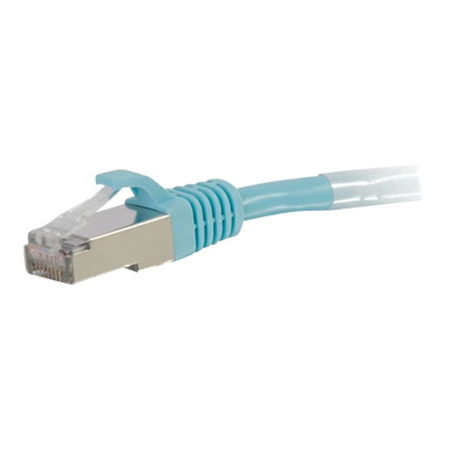Dell Compatible Cat6a Snagless Unshielded (UTP) Network Patch Cable 00761 - patch cable - 5 ft - aqua