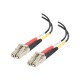 Dell Compatible LC-LC 50/125 OM2 Duplex Multimode PVC Fiber Optic Cable 37363 - patch cable - 16.4 ft - black