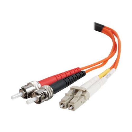 Dell Compatible LC-ST 50/125 OM2 Duplex Multimode Fiber Optic Cable 11059 - patch cable - 19.7 ft - orange