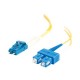 Dell Compatible 10m LC-SC 9/125 OS1 Duplex Single-Mode Fiber Optic Cable 11196 - Yellow - patch cable - 33 ft - yellow