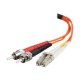 Dell Compatible LC-ST 62.5/125 OM1 Duplex Multimode Fiber Optic Cable 11129 - patch cable - 10 ft - orange