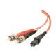 Dell Compatible MTRJ-ST 62.5/125 OM1 Duplex Multimode PVC Fiber Optic Cable 33138 - patch cable - 10 ft
