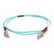 Dell Compatible 8m LC-LC 50/125 OM4 Duplex Multimode PVC Fiber Optic Cable 01004 - Aqua - patch cable - 26 ft - aqua
