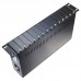 2U 14-slot Rack-mount Media Converter Chassis for Unmanaged Standalone Media Converters, Dual Power Supply