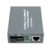 Single Fiber Fast Ethernet Standalone WDM / BiDi Fiber Media Converter, 1-port Fiber & 1-port RJ45, Tx:1310nm/Rx:1550nm, Singlemode, 20km