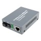 Single Fiber Fast Ethernet Standalone WDM / BiDi Fiber Media Converter, 1-port Fiber & 1-port RJ45, Tx:1310nm/Rx:1550nm, Singlemode, 40km