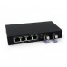 2-port FE SFP & 4-port 10/100Base-T RJ45 Fast Ethernet Switch / SFP Media Converter