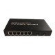2-port FE SFP & 6-port 10/100Base-T RJ45 Fast Ethernet Switch / SFP Media Converter