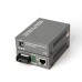 Single Fiber Gigabit Ethernet WDM / BiDi Fiber Media Converter, 1-port Fiber & 1-port RJ45, Tx:1550nm/Rx:1310nm, Singlemode, 20km